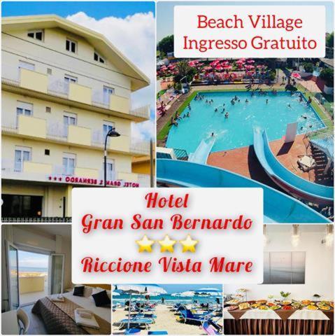 Hotel Gran San Bernardo Riccione Extérieur photo